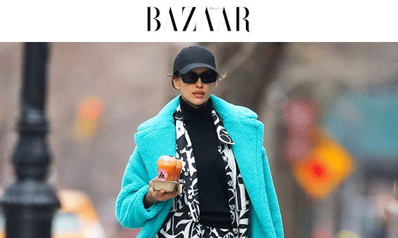 Irina Shayk Just Wore Everyone's Favorite Teddy Bear Coat in New York